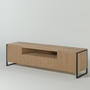 KAS0310-1 / Meuble TV Iron - 2 portes 1 tiroir (180x40x50)