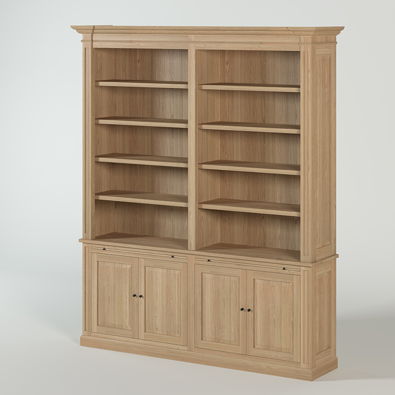KAS0404-2 / Bookcase Nantes (207x46x240)