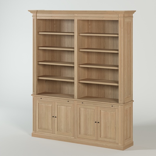 KAS0404-2 / Bookcase Nantes (207x46x240)