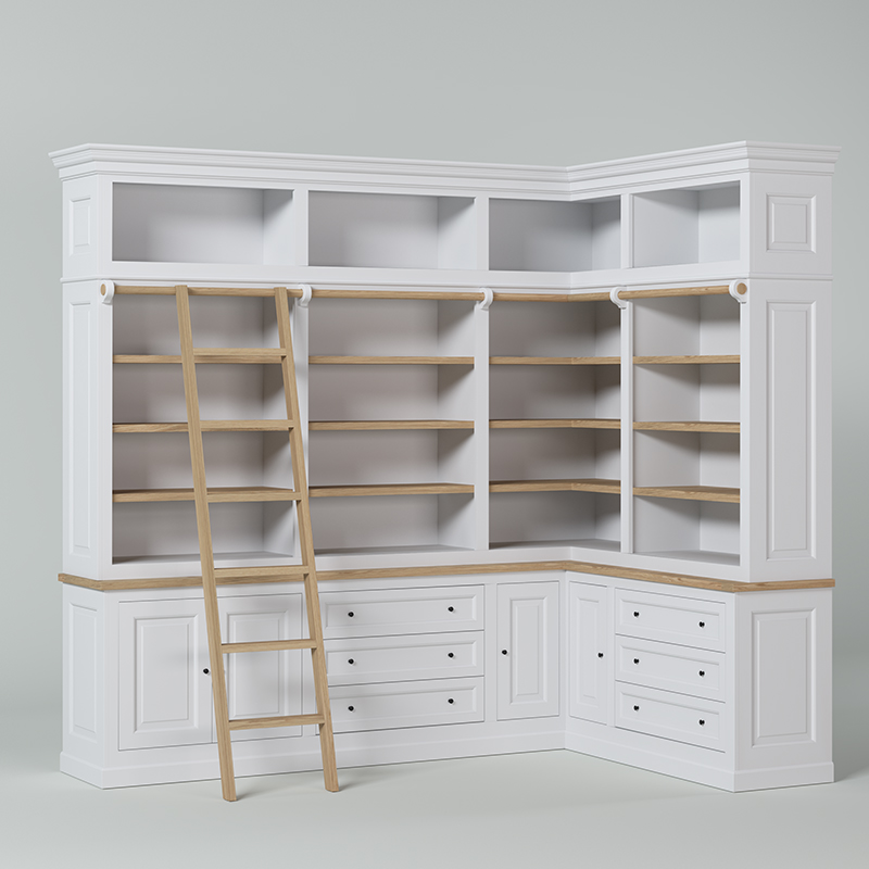 KAS0508-1 / Corner New Rio / tablette chêne (262+177x47x250)