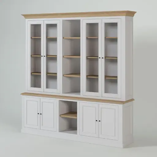 KAS0509-1 / Vitrine New Rio / tablette chêne (230x47x240)